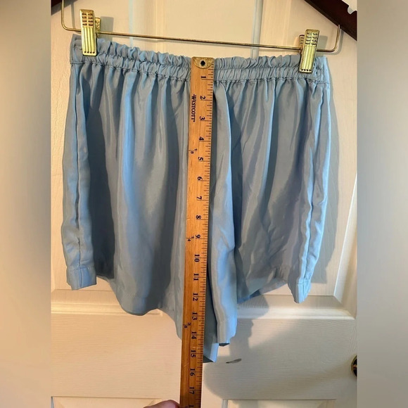 NWT ATHLETA Calm Cool Short Quarry Blue XS Silky Bridal Loungewear - Picture 13 of 15